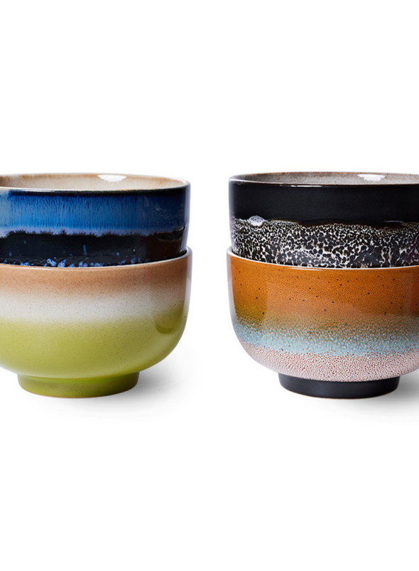 70's Ceramic Noodle Bowl in Rock On from HK Living