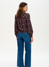 Camilla Pussybow Blouse Cutout Stars from Sugarhill