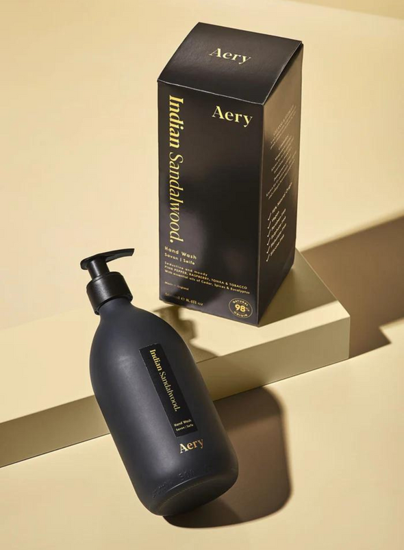 Indian Sandalwood Hand Wash - Pepper Raspberry & Tonka from Aery Living