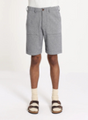 Coup Shorts in Herringbone Blue Night from Far Afield