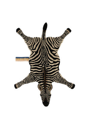 Stripey Zebra Large Wool Rug from Doing Goods