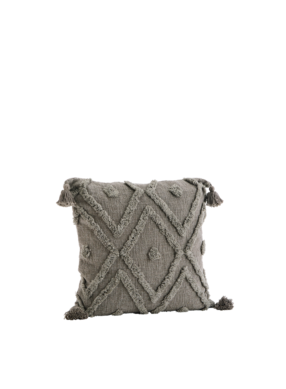 Cushion with TuftingTaupe. 50 x 50cm from Madam Stoltz