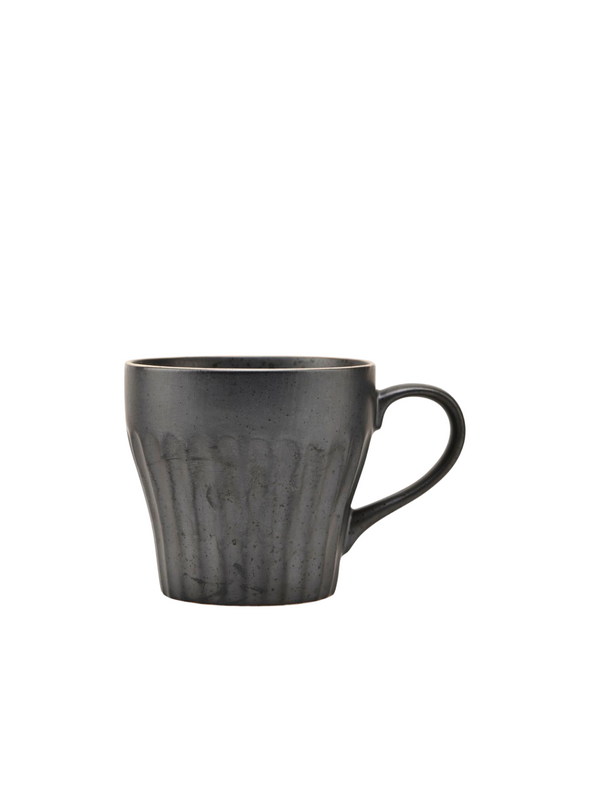 Handled Berica Cup in Black from House Doctor