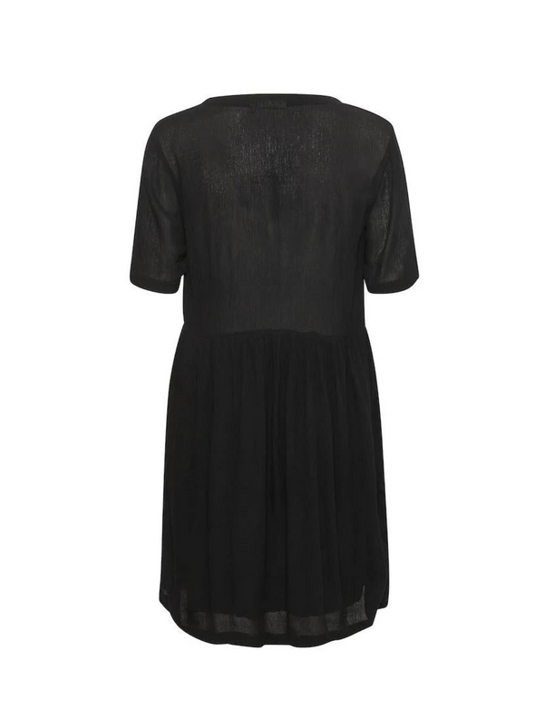 Tara Short Dress in Deep Black from Kaffe