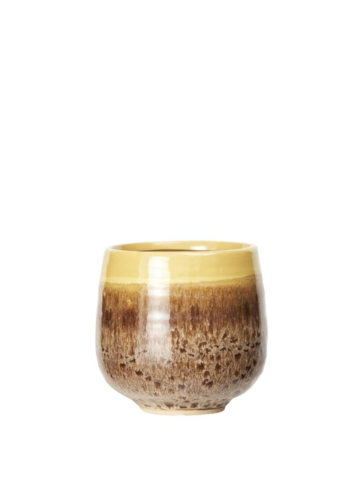 Shiva Flowerpot Yellow 13.5cm from Lauvring
