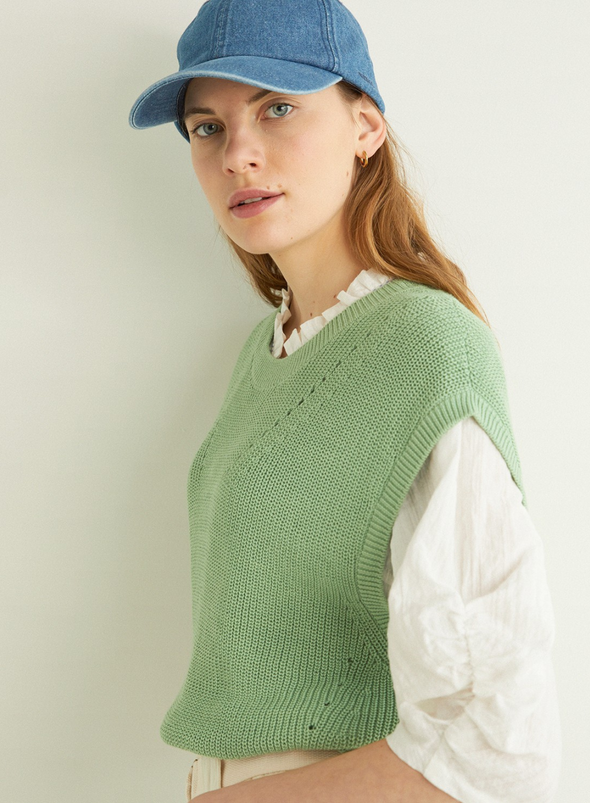 Sailor Knit in Water Green from Yerse