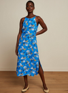 Hazel Midi Dress Cubanelle in Madeira Blue from King Louie