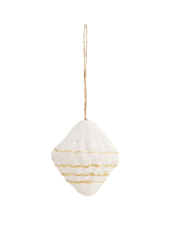 Hanging Cotton Paper Cones from Madam Stoltz