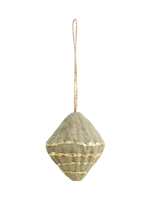Hanging Cotton Paper Cones from Madam Stoltz