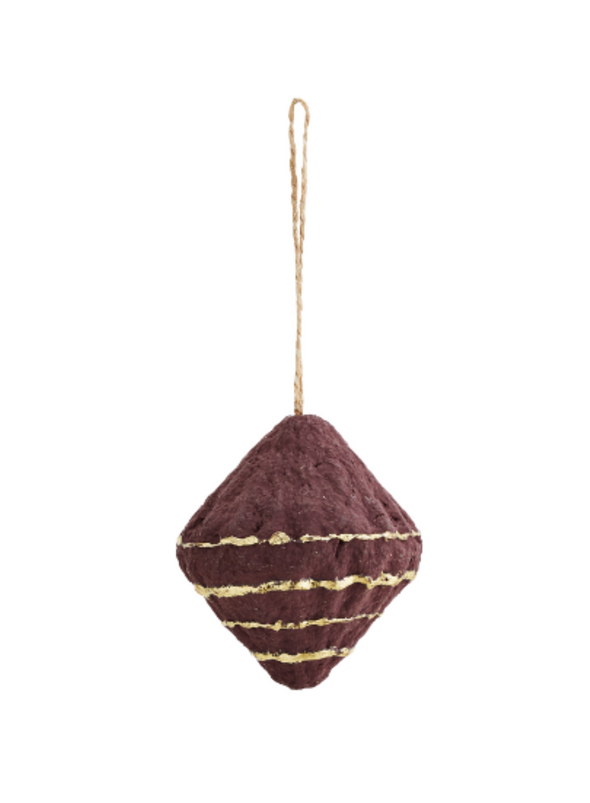 Hanging Cotton Paper Cones from Madam Stoltz