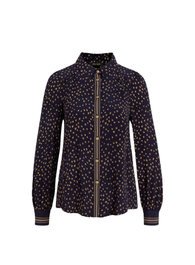 Maisie Blouse Abbey in Ink Blue from King Louie
