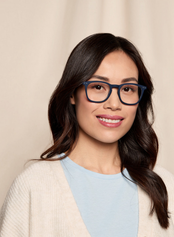 #E Reading Glasses in Navy Blue from Izipizi