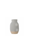 Birka White Ceramic Vase from Bloomingville