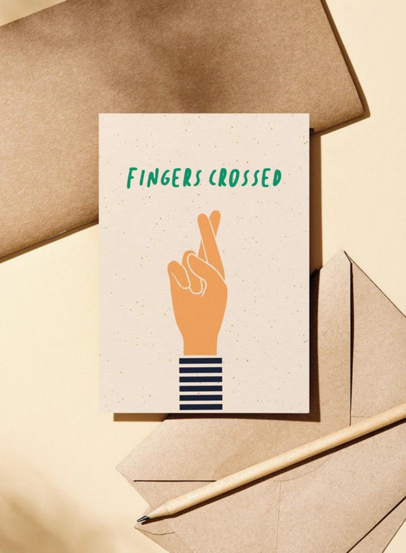 Fingers Crossed - Card from Graphic Factory