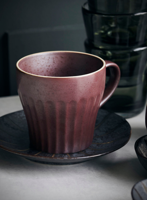 Handled Berica Cup in Brown from House Doctor