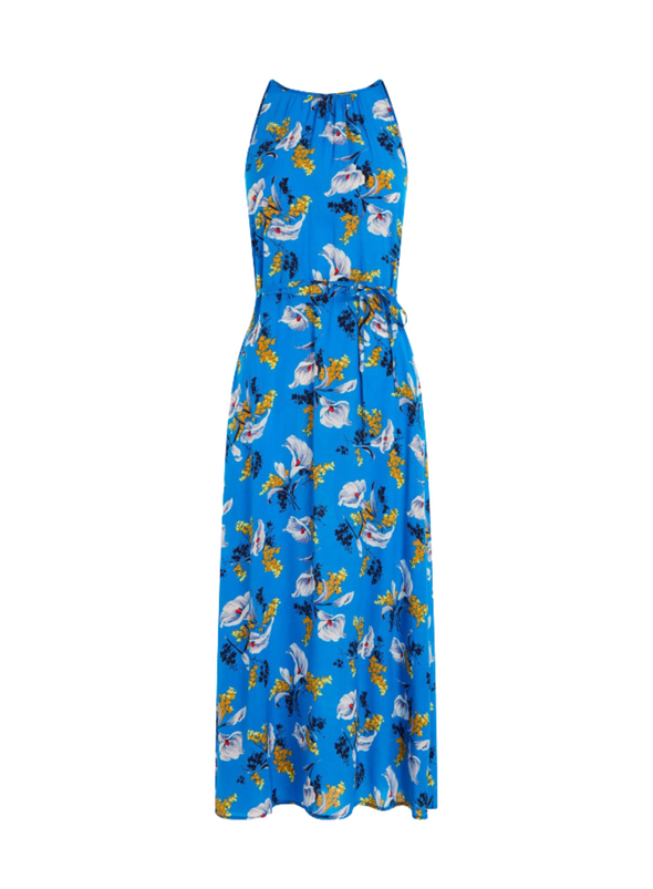 Hazel Midi Dress Cubanelle in Madeira Blue from King Louie