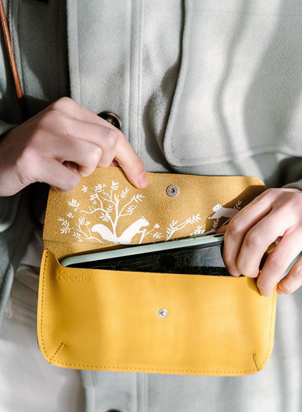 Phonebag Hang on in Yellow from Keecie