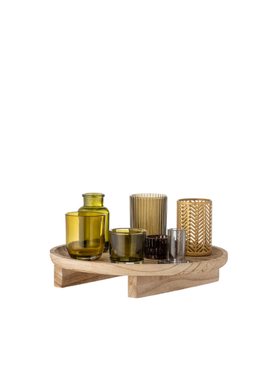 Pascal Tray with Nature Votives 7 from Bloomingville