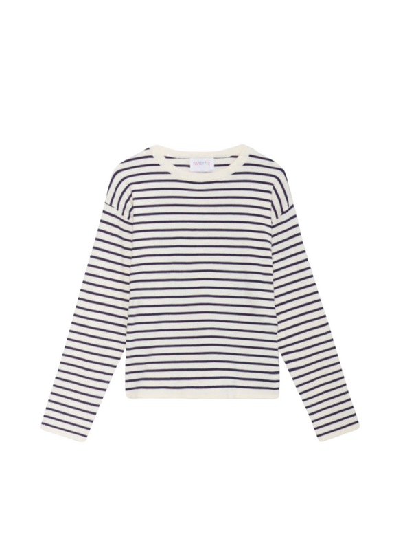 Round Neck Jumper in Navy Blue from Compañia Fantastica