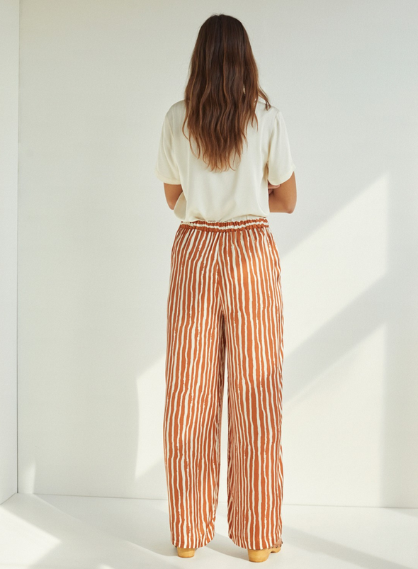 Frank Trousers in Amber Stripe from Yerse