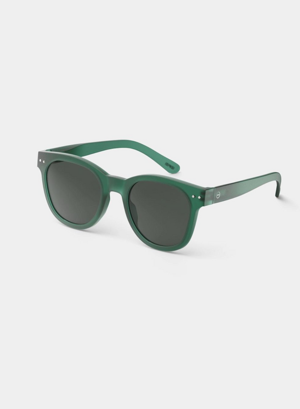 #N Sunglasses in Green Crystal from Izipizi