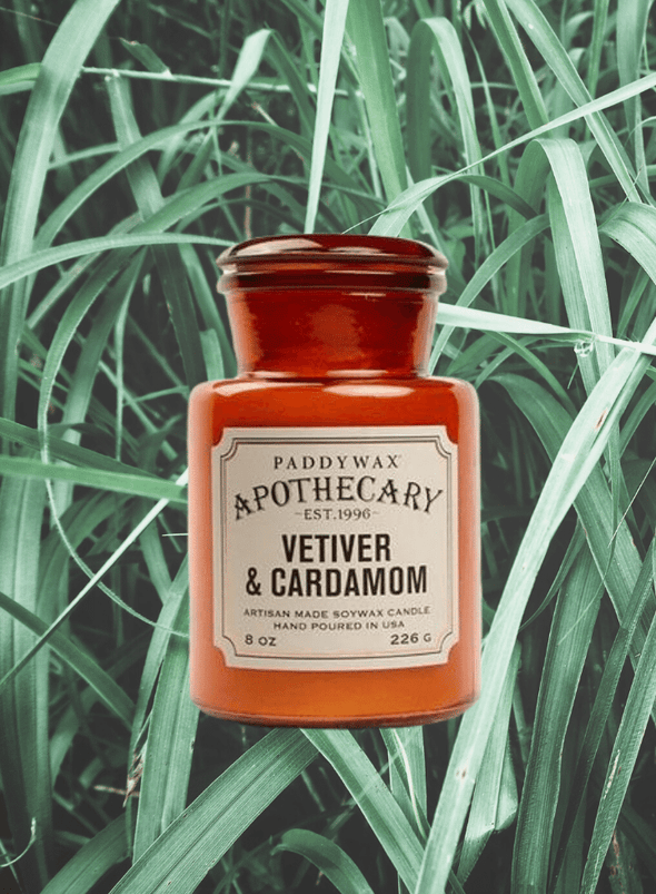 Apothecary Vetiver & Cardamom Candle from Paddywax