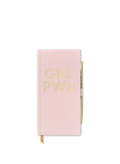 Slim Bound Notepad - Girl Power Dusty Pink from Designworks ink.