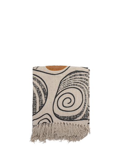 Giano Recycled Cotton Throw from Bloomingville