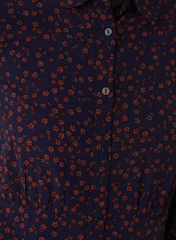 Small Flowers Print Shirt Dress from Nice Things