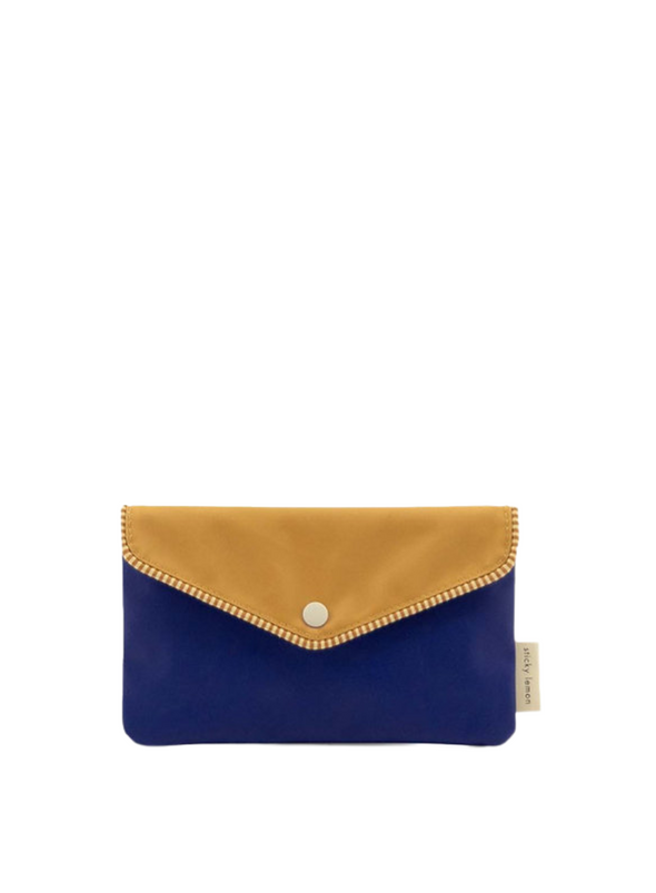 Sticky Lemon Envelope pencil case - meadows in Captain Blue