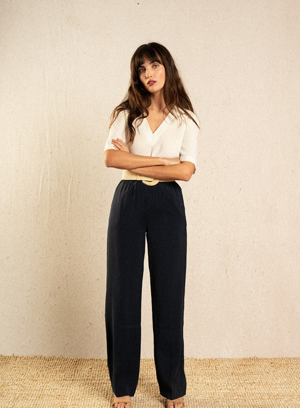 Intense Pantalon in Marine from Grace and Mila