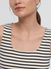 Striped Rib Tank Top in 134 from Nice Things