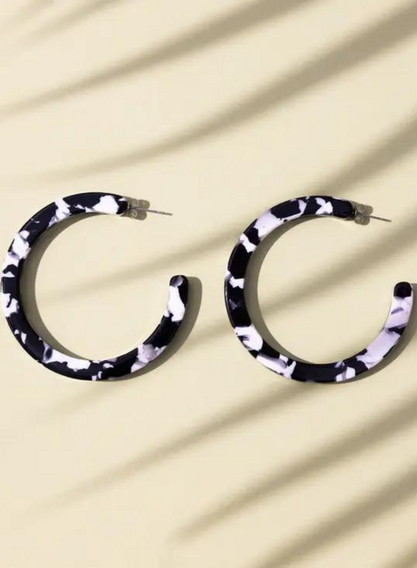 Milo Hoops in Black + White from Nat + Noor