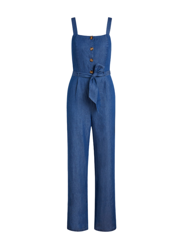 Ines Jumpsuit Las Palmas in Bluestone Blue from King Louie