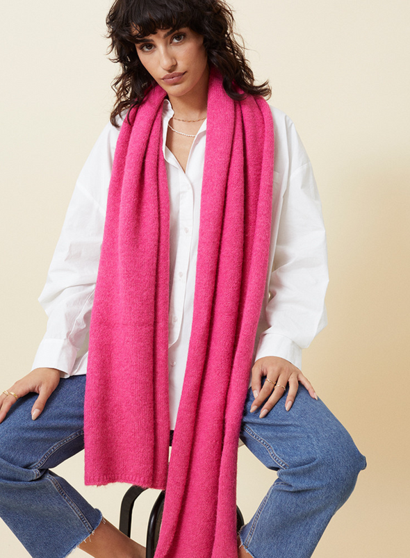 Garconne Fuchsia Scarf from Grace and Mila