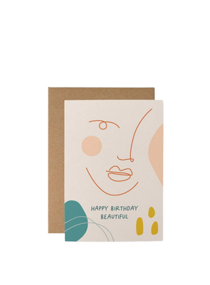 Happy Birthday Beautiful - Card from Graphic Factory