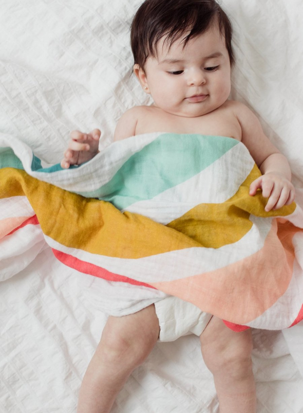 Rainbow Swaddle from Clementine Kids