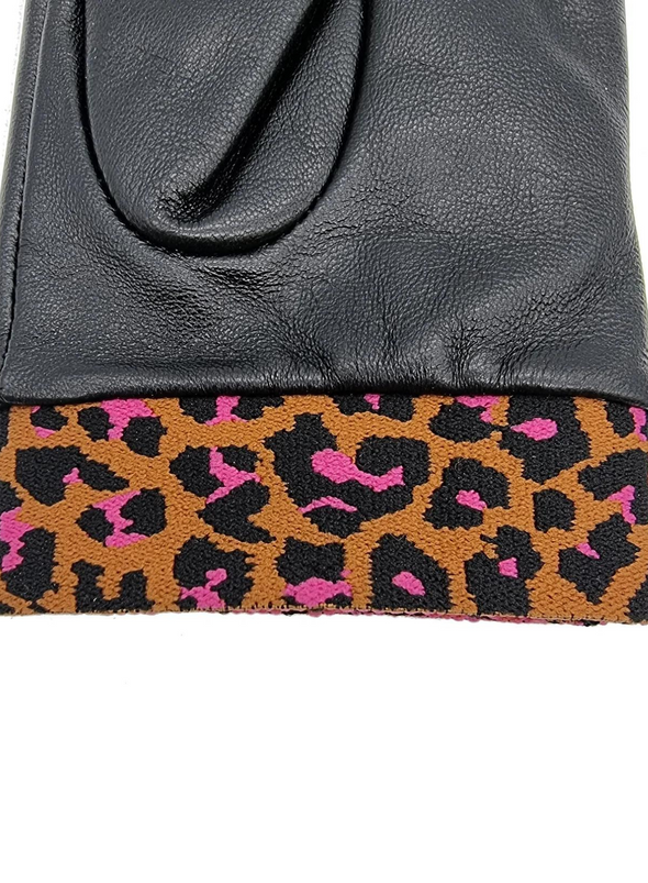 Anya Glove in Black Leopard Mix from Nooki