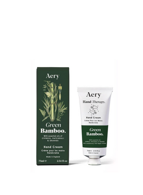 Green Bamboo Hand Cream - Cypress Patchouli & Orange from Aery Living