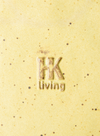 Bold & Basic Ceramics: Side Plate in Yellow/Brown from HK Living