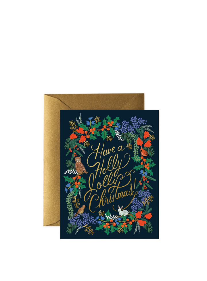 Holly Jolly Christmas Boxed Cards from Rifle Paper Co.