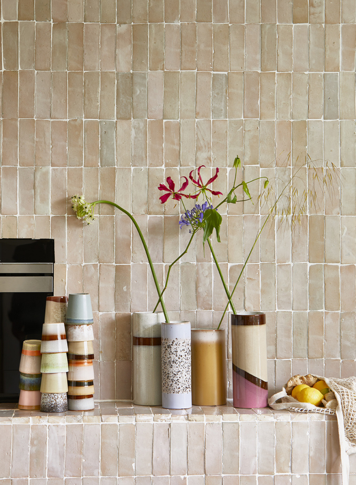 70s Ceramics: S Birch Vase from HK Living