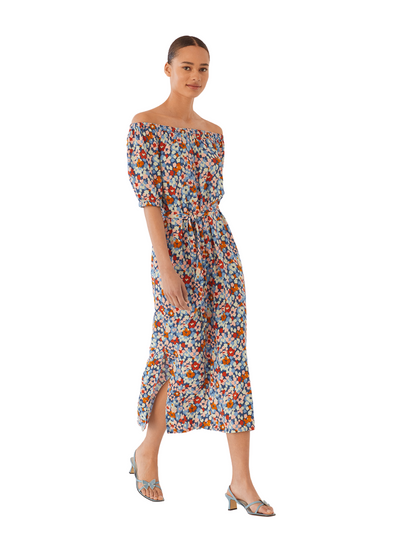 Poolside Garden Print Long Dress from Nice Things