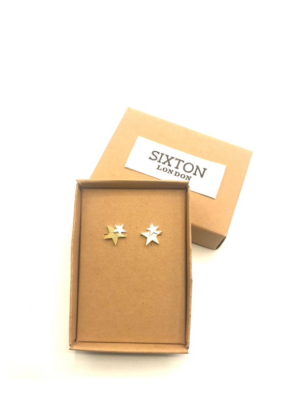 Core Range Star Earrings from Sixton