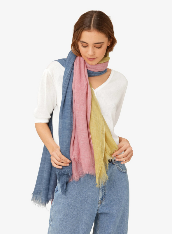 Mikela Scarf in Blue from Unmade