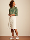 Marie Skirt Didier Denim Angora Cream from King Louie