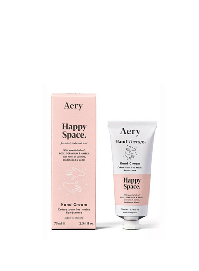 Happy Space Hand Cream - Rose Geranium & Amber from Aery Living