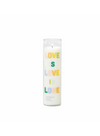 Spark Rainbow Love is Love Prayer Candle from Paddywax