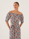 Poolside Garden Print Long Dress from Nice Things