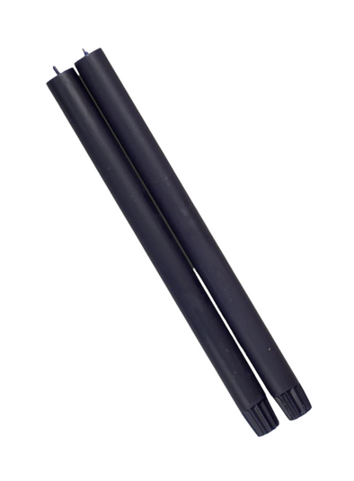 Paraffin Wax Dinner Candle in Navy from True Grace